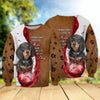 Joycorners Dachshund And Wine Custom Name And Dog 3D Full Print Shirts