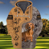 Joycorners Dachshund Loves Custom Name And Dog 3D Full Print Shirts
