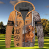 Joycorners Dachshund Loves Custom Name And Dog 3D Full Print Shirts