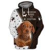 Joycorners  Dachshund Kisses Fix Everything Brown 3D Full Print Shirts