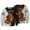 Joycorners  Dachshund Kisses Fix Everything Brown 3D Full Print Shirts