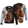Joycorners  Dachshund Kisses Fix Everything Brown 3D Full Print Shirts