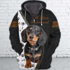 Joycorners Love Dachshund 3D Custom Name And Dog Full Print Shirts