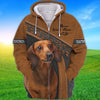 Joycorners Dachshund Love Never Walk Alone Brown Custom Name And Dog 3D Full Print Shirts