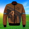 Joycorners Dachshund Love Never Walk Alone Brown Custom Name And Dog 3D Full Print Shirts