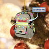 Joycorners Personalized Firefighter Christmas Tool Backpack Ornaments, Gift for Men Dad Son 2D Flat LM1811