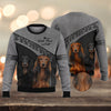 Joycorners Long Haired Dachshund Never Walk Alone Custom Name And Dog 3D Full Print Shirts