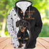 Joycorners  Dachshund Kisses Fix Everything Black 3D Full Print Shirts