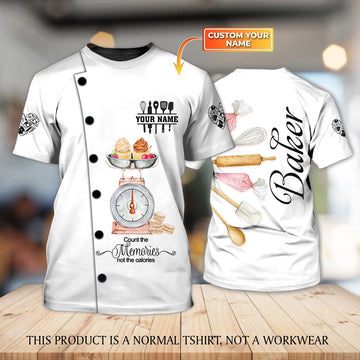 BAKER - Custom Bakery Shirt Gift For Baking & Cake Lover Printed Shirt