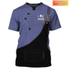 Joycorners PERSONALIZED NAME 3D CHEF SHIRTS FOR MEN AND WOMEN