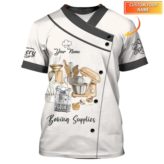 BAKER - Custom Bakery Shirt Gift For Baking & Cake Lover Printed Shirt