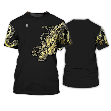 Joycorners Latest Dragon Chef 2 Custom Name 3D Shirt