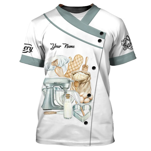 BAKER - Custom Bakery Shirt Gift For Baking & Cake Lover Printed Shirt