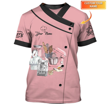 BAKER - Custom Bakery Shirt Gift For Baking & Cake Lover Printed Shirt