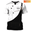 Joycorners PERSONALIZED NAME 3D CHEF SHIRTS FOR MEN AND WOMEN