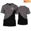 Joycorners PERSONALIZED NAME 3D CHEF SHIRTS FOR MEN AND WOMEN