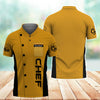 Joycorners Chef Yellow Uniform Custom Name 3D Shirt