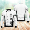 Joycorners Chef White Uniform Custom Name 3D Shirt