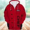 Joycorners Chef Red Uniform Custom Name 3D Shirt