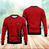 Joycorners Chef Red Uniform Custom Name 3D Shirt