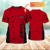 Joycorners Chef Red Uniform Custom Name 3D Shirt