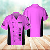 Joycorners Chef Pink Uniform Custom Name 3D Shirt