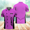 Joycorners Chef Pink Uniform Custom Name 3D Shirt