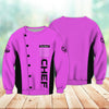 Joycorners Chef Pink Uniform Custom Name 3D Shirt