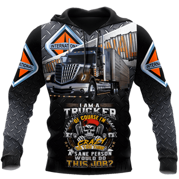 Joycorners Premium Personalized Unisex All Over Printed Trucker 3D Hoodie 122 LM2209