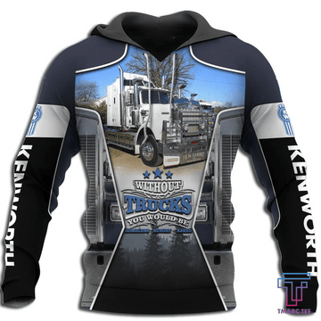 Joycorners Premium Personalized Unisex All Over Printed Trucker 3D Hoodie 120 LM2209