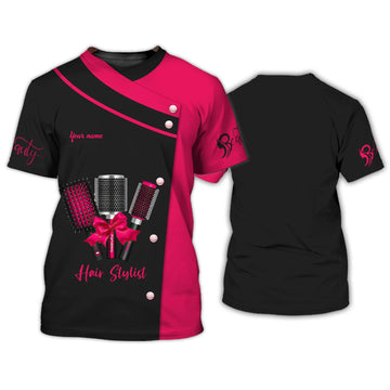 Joycorners Hair Uniform Hairdresser Hairstylist Tools 17 Custom Name Full Print Shirts ( Non Workwear )