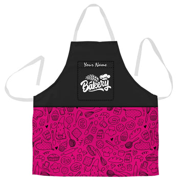BAKER - Apron Personalized Name Bakery Gift For Baker & Cake Lover