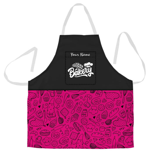 BAKER - Apron Personalized Name Bakery Gift For Baker & Cake Lover