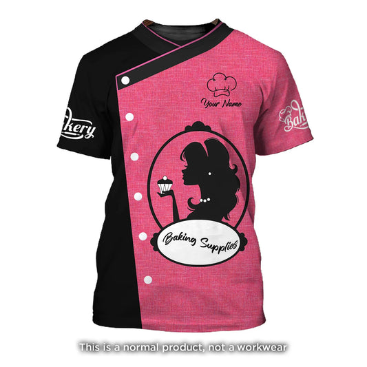 BAKER - Custom Bakery Shirt Gift For Baking & Cake Lover Printed Shirt