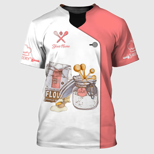 BAKER - Custom Bakery Shirt Gift For Baking & Cake Lover Printed Shirt