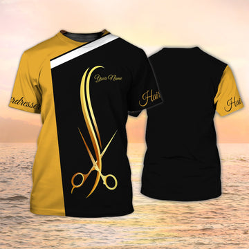 Joycorners Hair Uniform Hairdresser Hairstylist Tools 52 Custom Name Full Print Shirts ( Non Workwear )