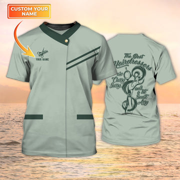 Joycorners Hair Uniform Hairdresser Hairstylist Tools 50 Custom Name Full Print Shirts ( Non Workwear )