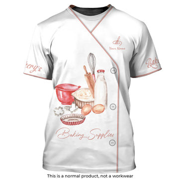 BAKER - Custom Bakery Shirt Gift For Baking & Cake Lover Printed Shirt
