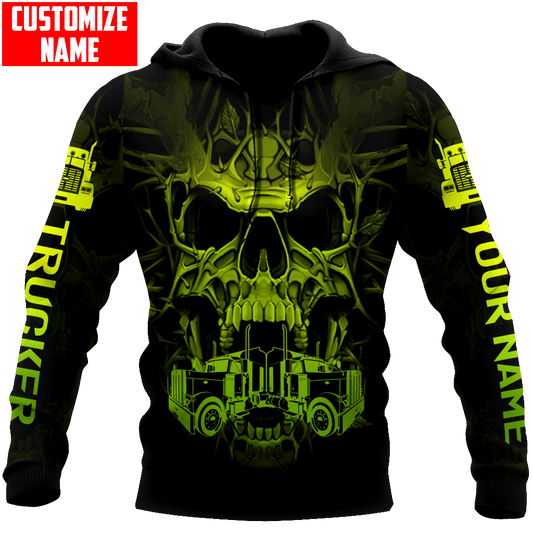 Joycorners Premium Personalized Unisex All Over Printed Trucker 3D Hoodie 108 LM2209