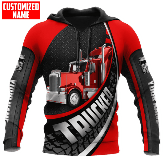 Joycorners Premium Personalized Unisex All Over Printed Trucker 3D Hoodie 97 LM2209