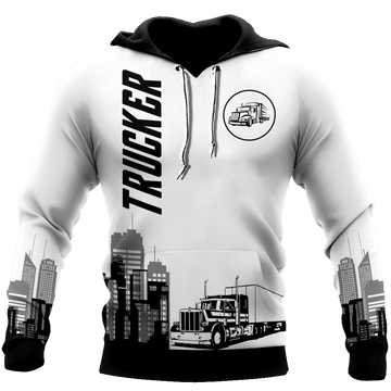 Joycorners Premium Personalized Unisex All Over Printed Trucker 3D Hoodie 89 LM2209