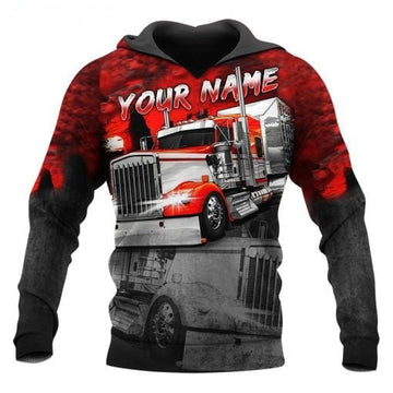 Joycorners Premium Personalized Unisex All Over Printed Trucker 3D Hoodie 82 LM2209