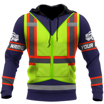 Joycorners Premium Personalized Unisex All Over Printed Trucker 3D Hoodie 72 LM2209