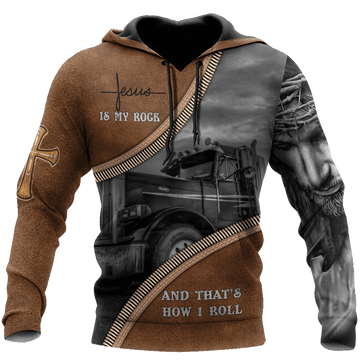 Joycorners Premium Personalized Unisex All Over Printed Trucker 3D Hoodie 59 LM2209