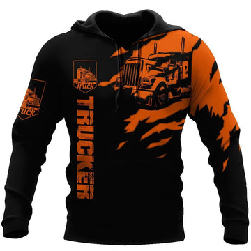 Joycorners Premium Personalized Unisex All Over Printed Trucker 3D Hoodie 48 LM2209