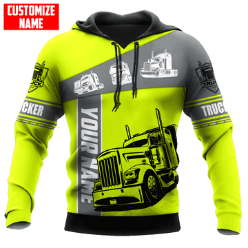 Joycorners Premium Personalized Unisex All Over Printed Trucker 3D Hoodie 37 LM2209