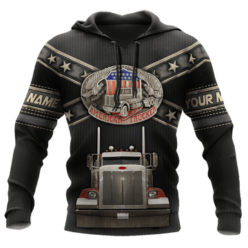 Joycorners Premium Personalized Unisex All Over Printed Trucker 3D Hoodie 30 LM2209