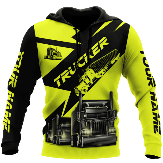 Joycorners Premium Personalized Unisex All Over Printed Trucker 3D Hoodie 27 LM2209