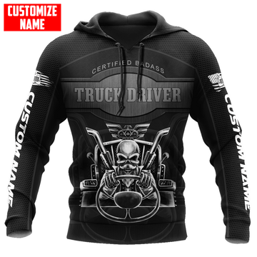Joycorners Premium Personalized Unisex All Over Printed Trucker 3D Hoodie 28 LM2209
