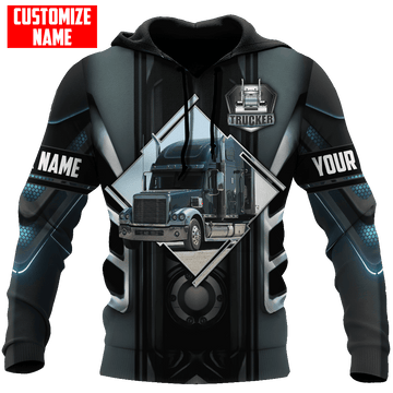 Joycorners Premium Personalized Unisex All Over Printed Trucker 3D Hoodie 20 LM2209